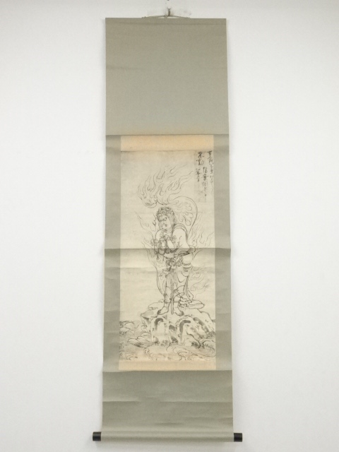 JAPANESE HANGING SCROLL / PRINTED / ACALA